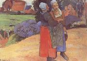 Paul Gauguin Breton Peasants (mk09) china oil painting reproduction